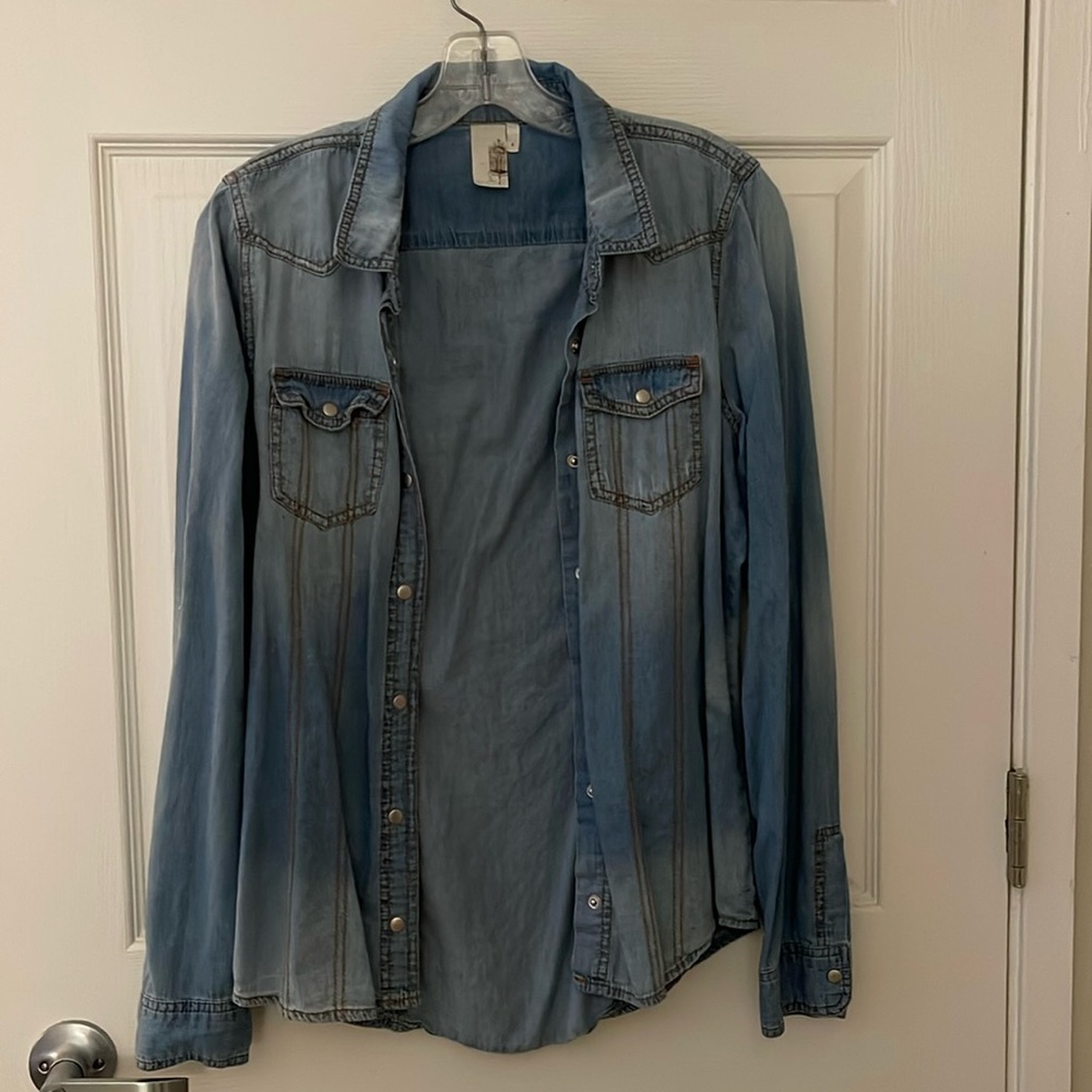 Blue Jean Button Down Shirt
